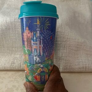 Disney Castle Tumbler - Teal and Multicolor